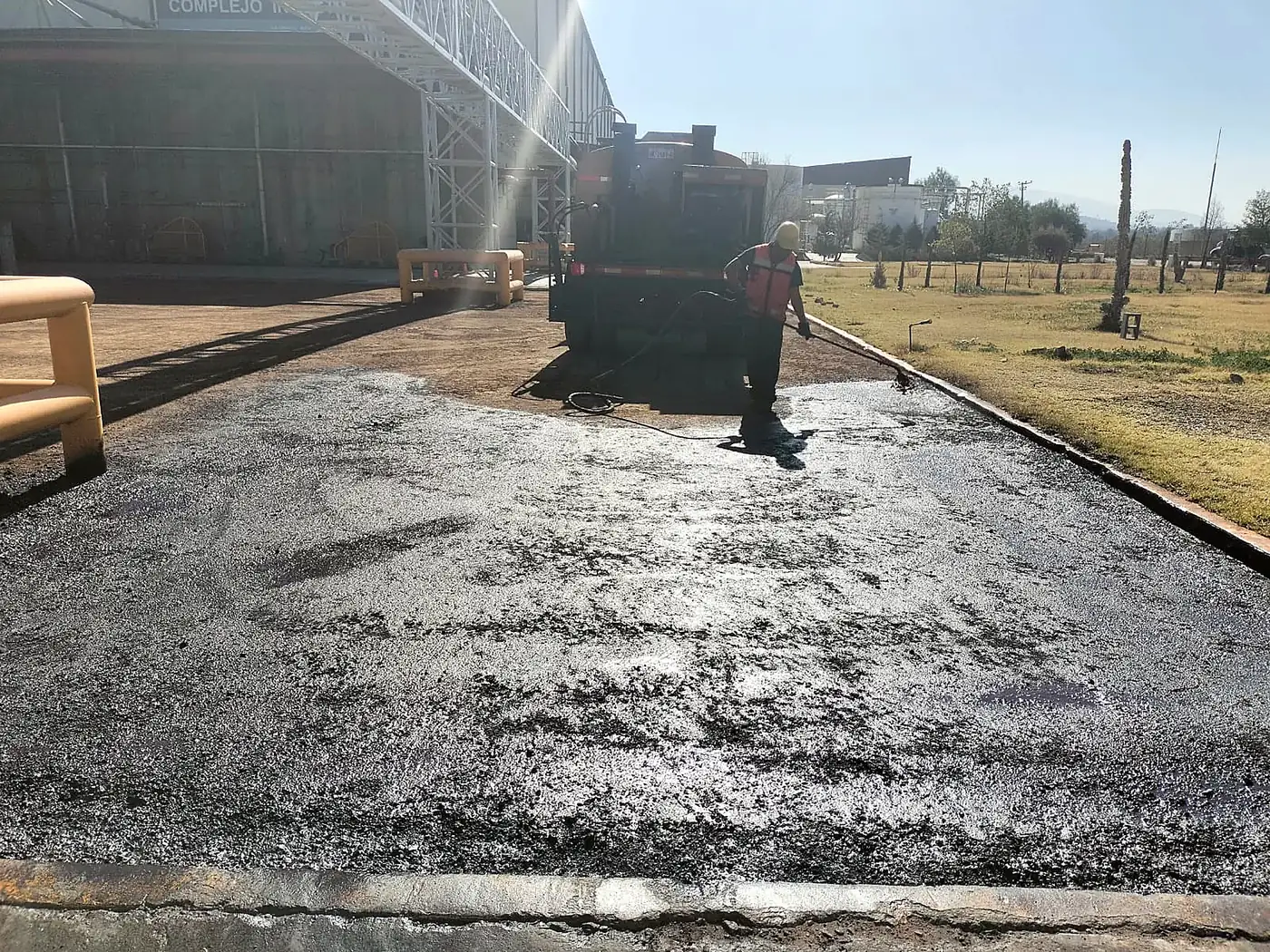 Terracería y preparación de plataforma industrial